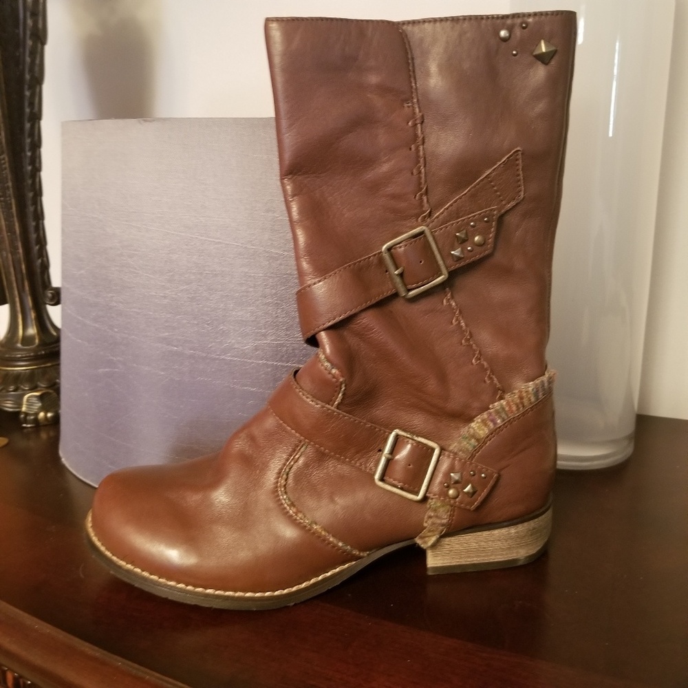 Brown Leather Boots